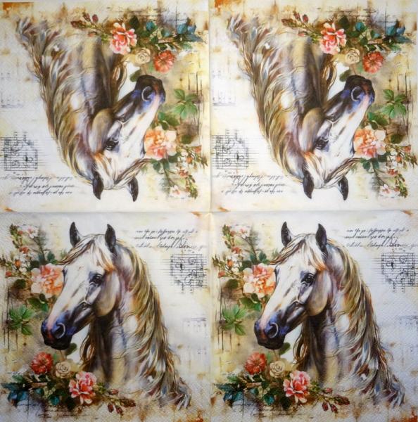 051 Horses - 3-ply - Ambiente